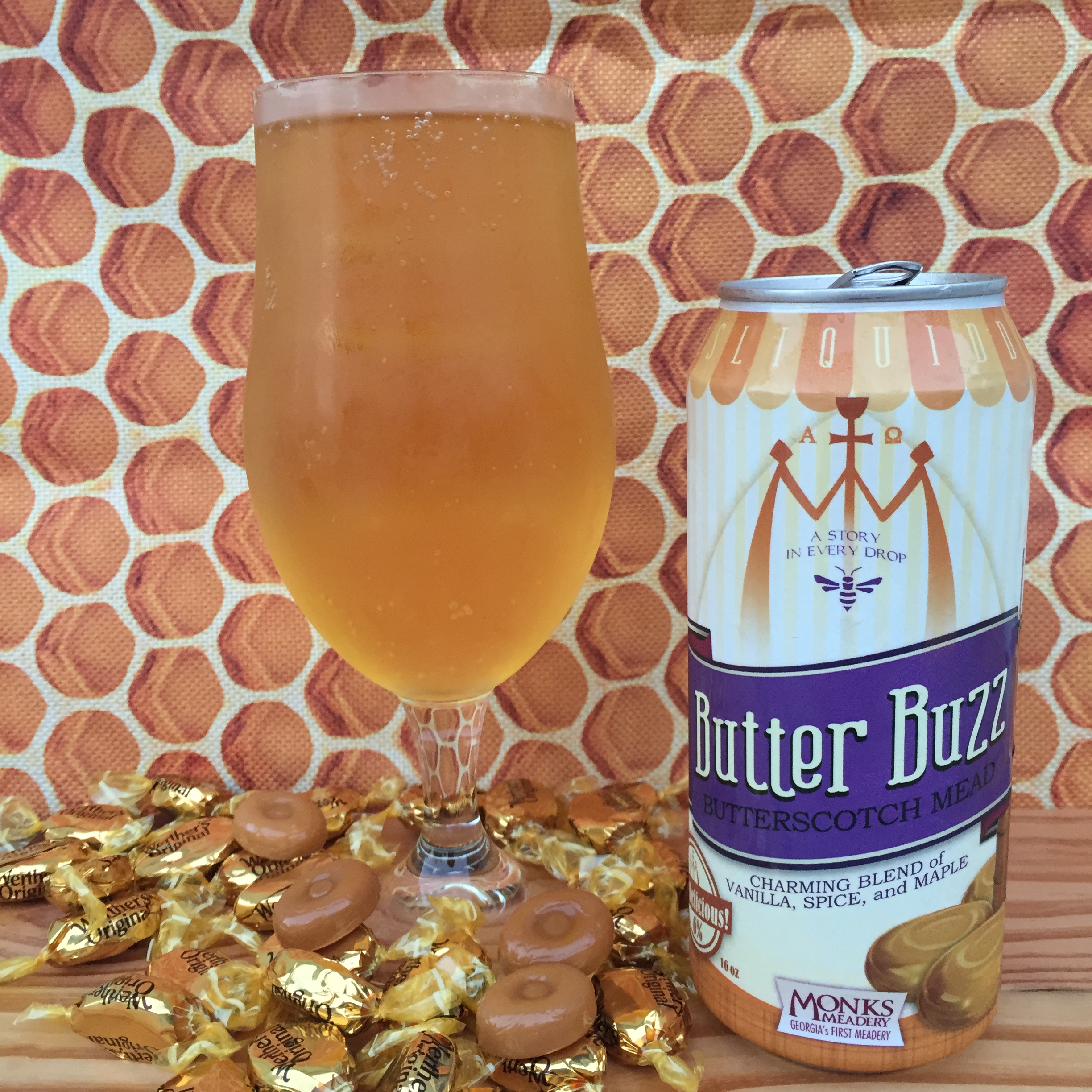 Butter Buzz Mead from Monk's Meadery