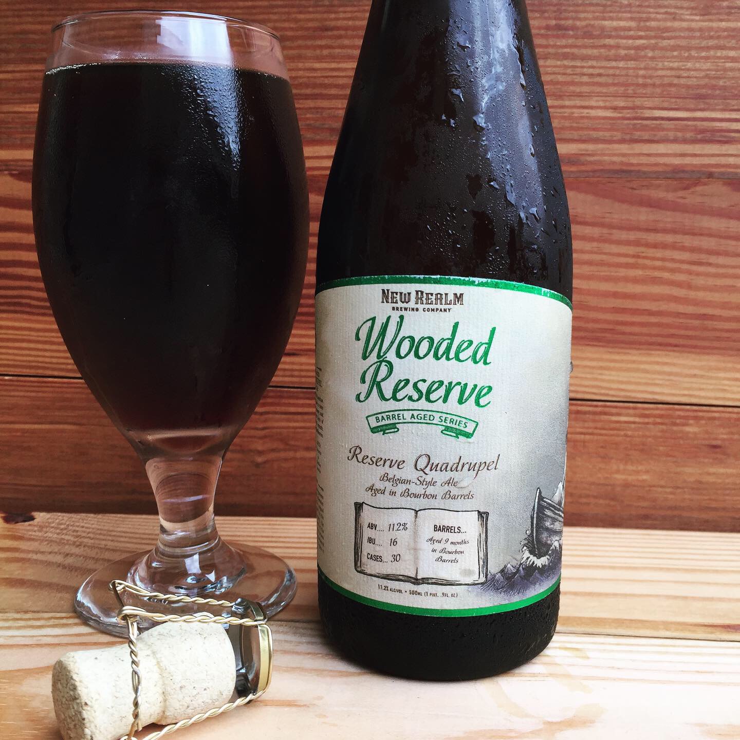 New Realm Wooded Reserver Barrel Aged Beer